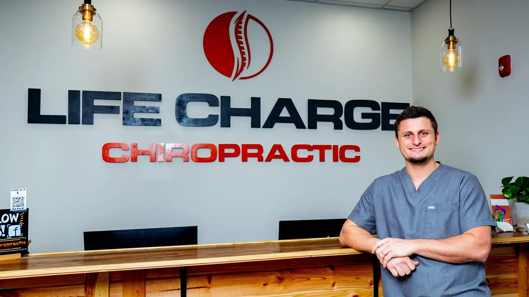 Dr. Palmer Piana. Life Charge Chiropractic Gallatin TN